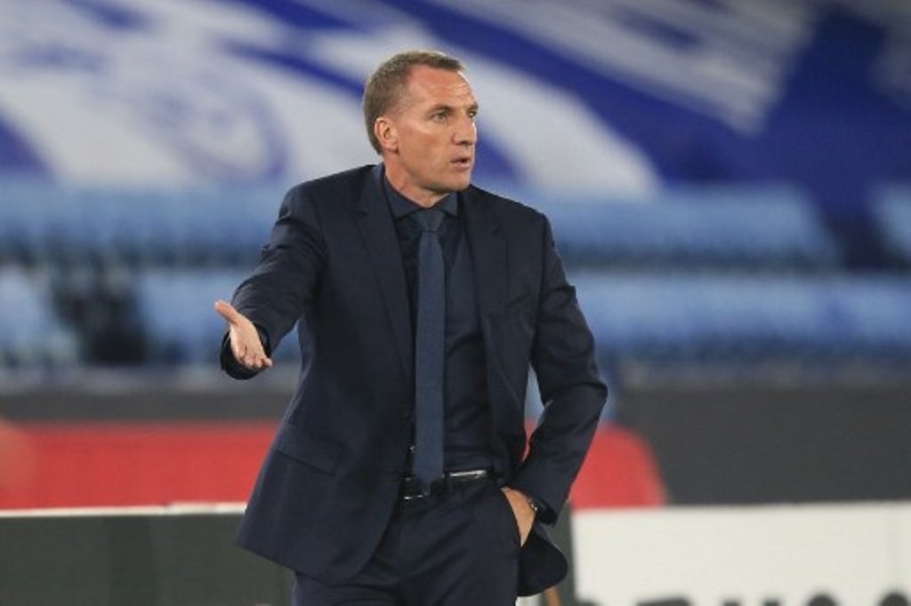 Pelatih Leicester City, Brendan Rodgers (AFP/Lindsey Parnaby)