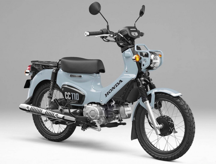 Honda Tambah Motor Bebek Klasik Puko Blue CC 110