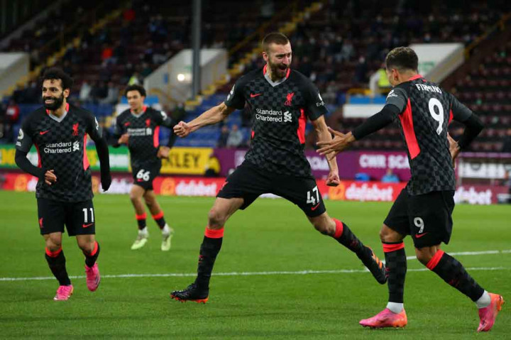 Pukul Burnley 3-0, Liverpool Naik ke Empat Besar