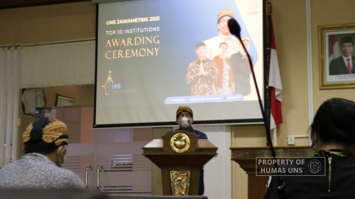 UNS Jawametrik 2021: UNS Teratas, UI dan UGM Masuk Sepuluh Besar