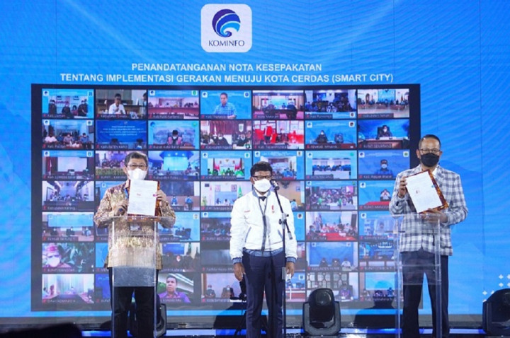 Gandeng Kepala Daerah, Kominfo Inisiasi 48 Smart City