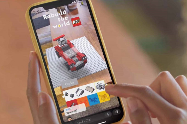 Snapchat Hadirkan Lego versi Augmented Reality