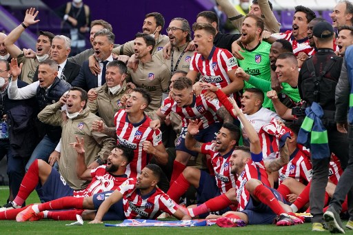 Tekuk Valladolid, Atletico Madrid Juara La Liga 2020--2021