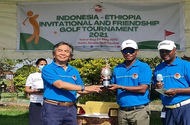 Pertama di Ethiopia, KBRI Addis Ababa Gelar Turnamen Golf