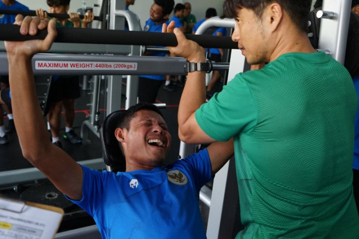 Tarik Beban Hingga 95 Kilogram Jadi Menu Latihan Timnas di Dubai