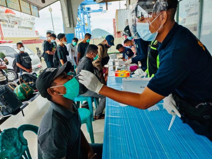 Malut Terapkan Tes Rapid Antigen Acak bagi Penumpang Kapal