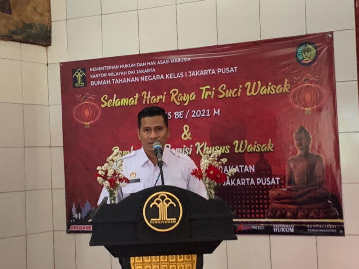 28 Warga Binaan Rutan dan Lapas Salemba Dapat Remisi Waisak