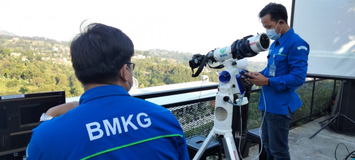 Cuaca di Lembang Cerah, Pengamatan Puncak Gerhana Bulan Total Bisa Terlihat
