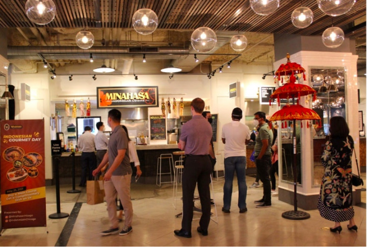 KJRI Chicago Sukses Gaungkan Kuliner Indonesia di Amerika Serikat