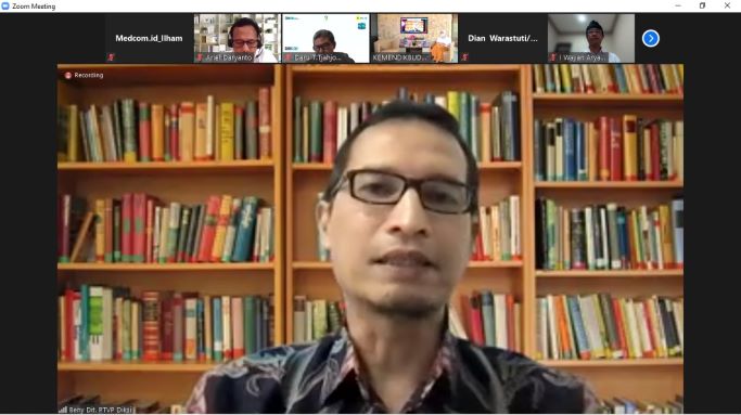 Direktur Pendidikan Tinggi Vokasi dan Profesi, Kemendikbudristek, Beny Bandanadjaya. Foto: Zoom