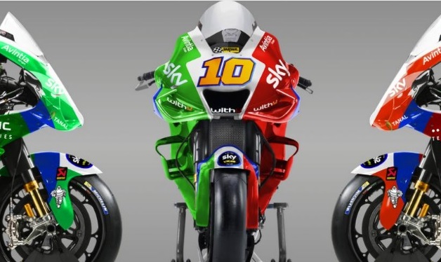 Livery spesial motor Luca Marini di MotoGP Italia. motogp