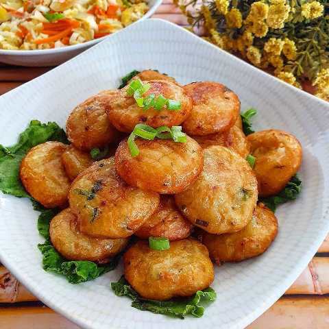 Begini cara membuat perkedel dari sarden. (Foto: Dok. Instagram Resep Mudah Kita/@resepmudahkita)
