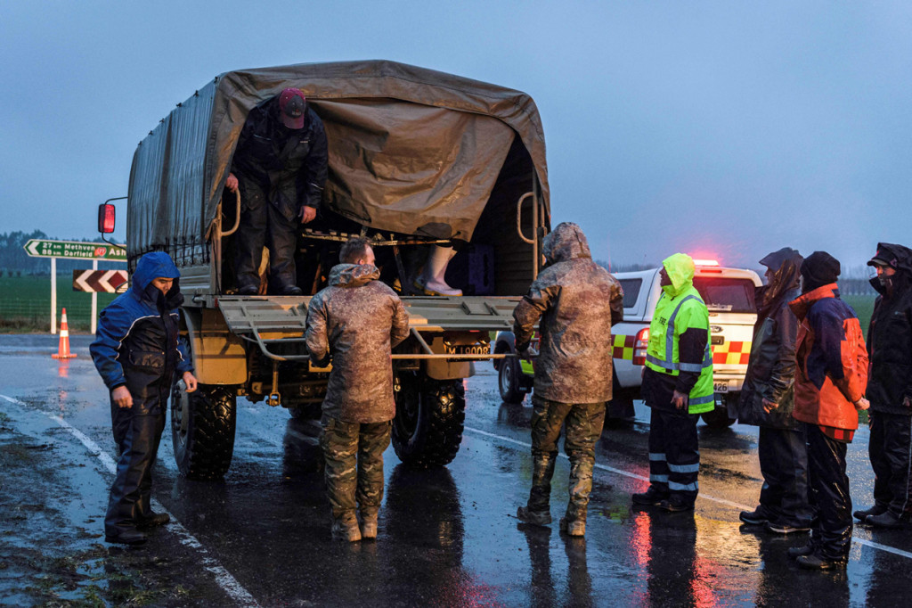 Foto: Banjir Landa Selandia Baru, Ratusan Orang Dievakuasi