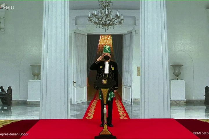 Jokowi Mengajak Seluruh Pihak Bergerak Aktif Perkokoh Pancasila