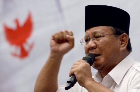 Menteri Pertahanan Prabowo Subianto/Antara/Prasetya Utomo