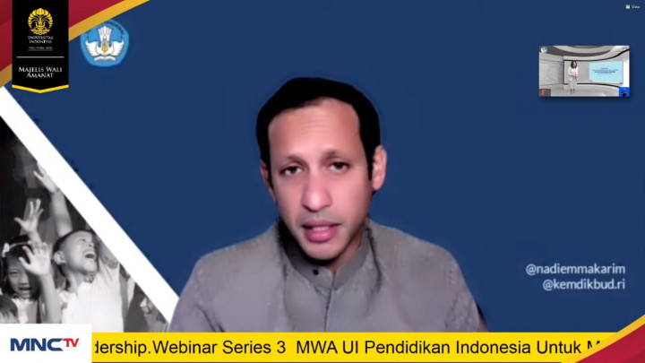 Nadiem: Sebagian Masyarakat Pesimistis Perjuangkan Indonesia Maju