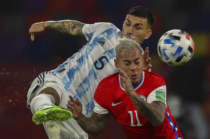 Argentina Vs Chile: Tim Tango Ditahan Imbang 1-1