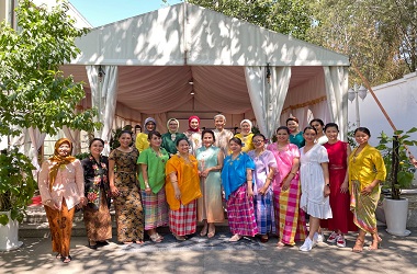 Para Istri Dubes di Tiongkok Terpesona dengan Wonderful Indonesia