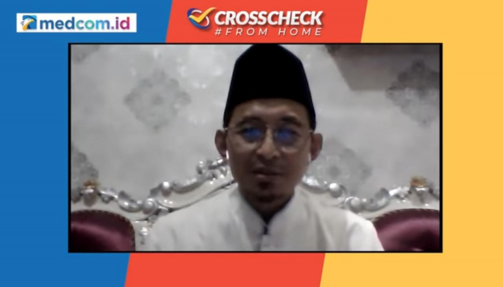 Anggota Komisi VIII DPR fraksi PKS Bukhori Yusuf dalam program Crosscheck #FromHome by Medcom.id bertajuk 'Gagal Haji, Pandemi atau Lemah Diplomasi?', Minggu, 6 Juni 2021.