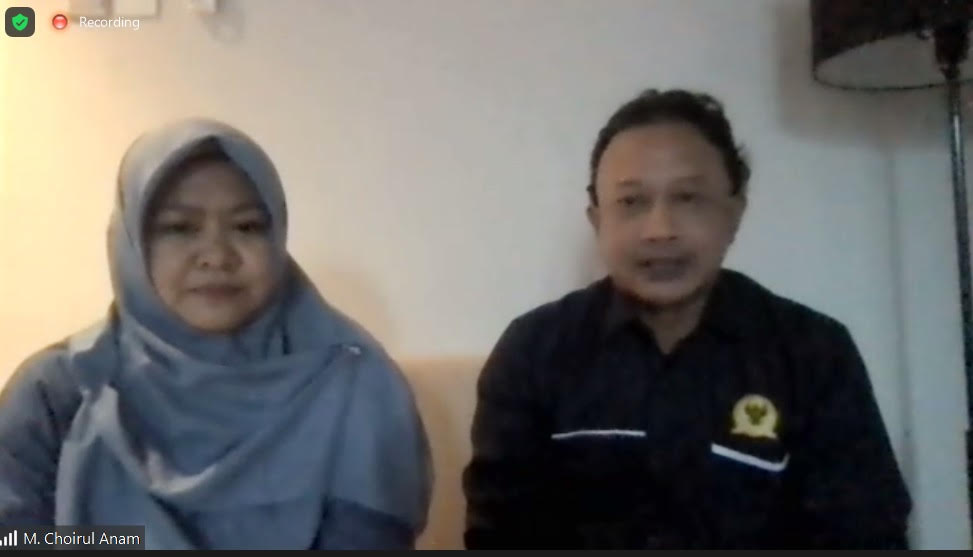 Komisioner Pemantauan dan Penyelidikan Komnas HAM M Choirul Anam dalam telekonferensi, Minggu, 6 Juni 2021/Medcom.id/Theofilius.