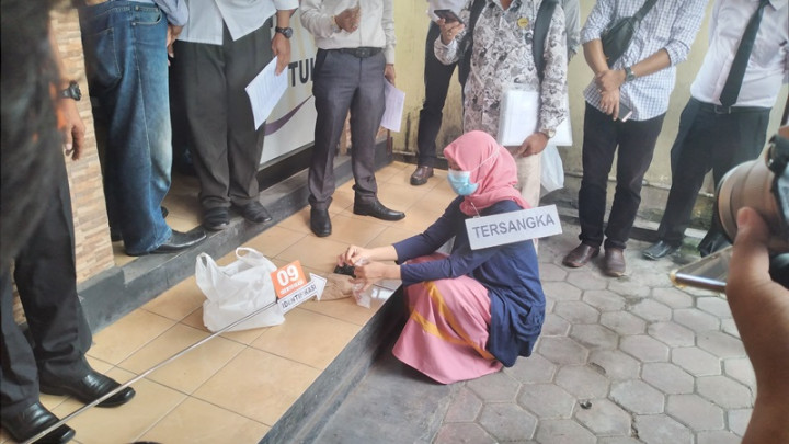 Rekonstruksi Sate Beracun di Bantul, Pelaku Aduk Bumbu Sate dengan Sianida