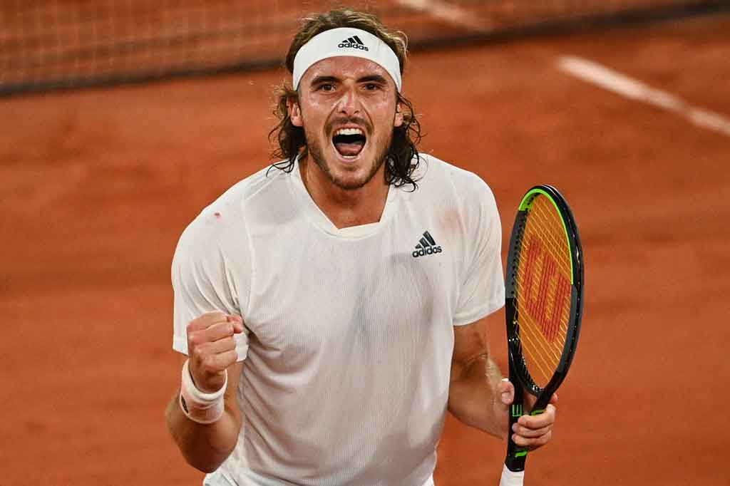 Tekuk Medvedev, Tsitsipas Capai Semifinal Prancis Terbuka