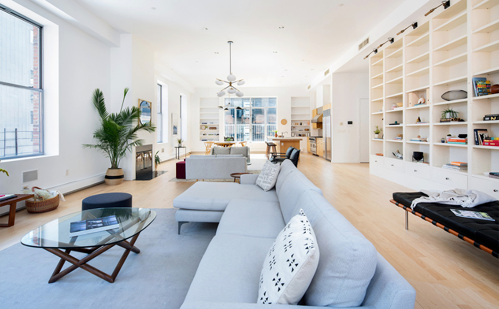 Apartemen Kate Winslet. Foto: Travis Mark Photography for Douglas Elliman (via StreetEasy)
