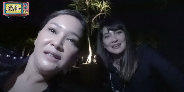 Liburan di Bali, Maia Estianty Pergoki Luna Maya Makan Bareng 'Suami'