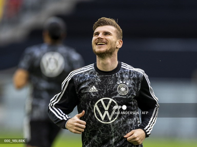 Penyerang Jerman, Timo Werner (AFP/Odd Andersen)