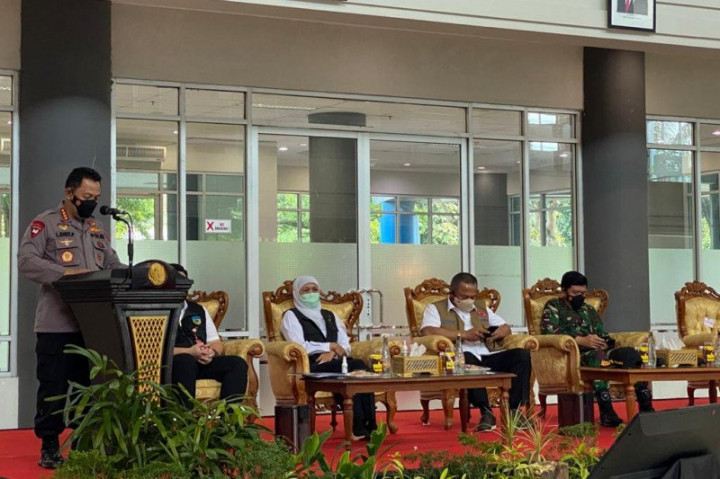 Kapolri Minta Polres Kediri Bantu Cegah Kenaikan Kasus Covid-19