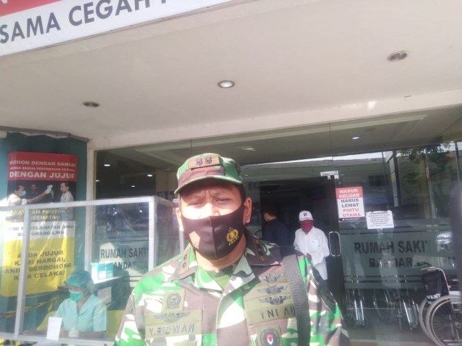 Danlanud Pangeran Muhammad Bun Yamin, Letkol Nav Yohanes Ridwan. Lampost.co/Salda Andala