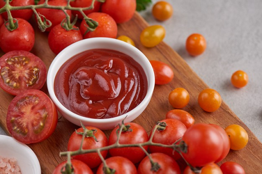 Saus tomat seringkali dijadikan bahan tambahan memasak pasta dan pizza. (Foto: Ilustrasi. Dok. Freepik.com)