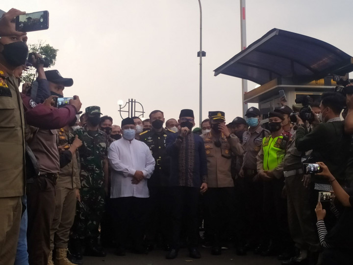 Pendukung Rizieq Shihab dan Forkompinda Kota Bogor Sepakat Tidak Tebang Pilih Pelanggar Prokes