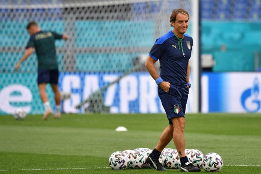 Termasuk Melawan Turki, Mancini Minta Italia Tampil Tanpa Beban di Euro 2020
