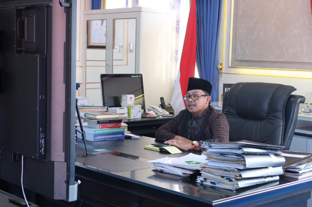 Wali Kota Malang, Sutiaji. Medcom.id/Daviq Umar Al Faruq