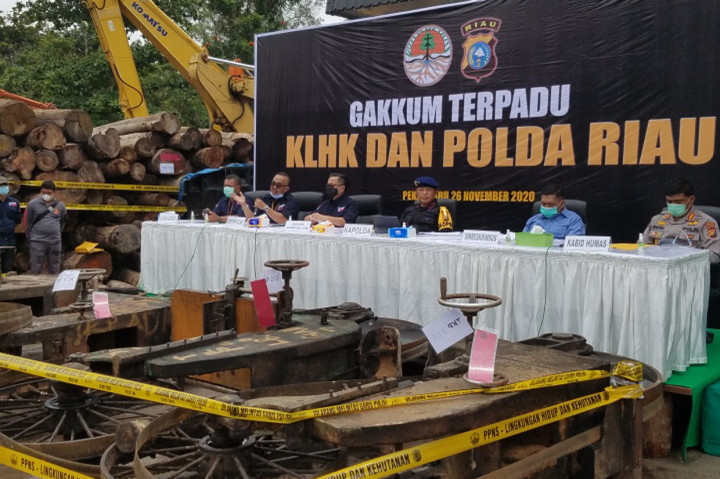 KLHK Hentikan <i>Illegal Logging</i> di Suaka Margasatwa Rimbang Baling