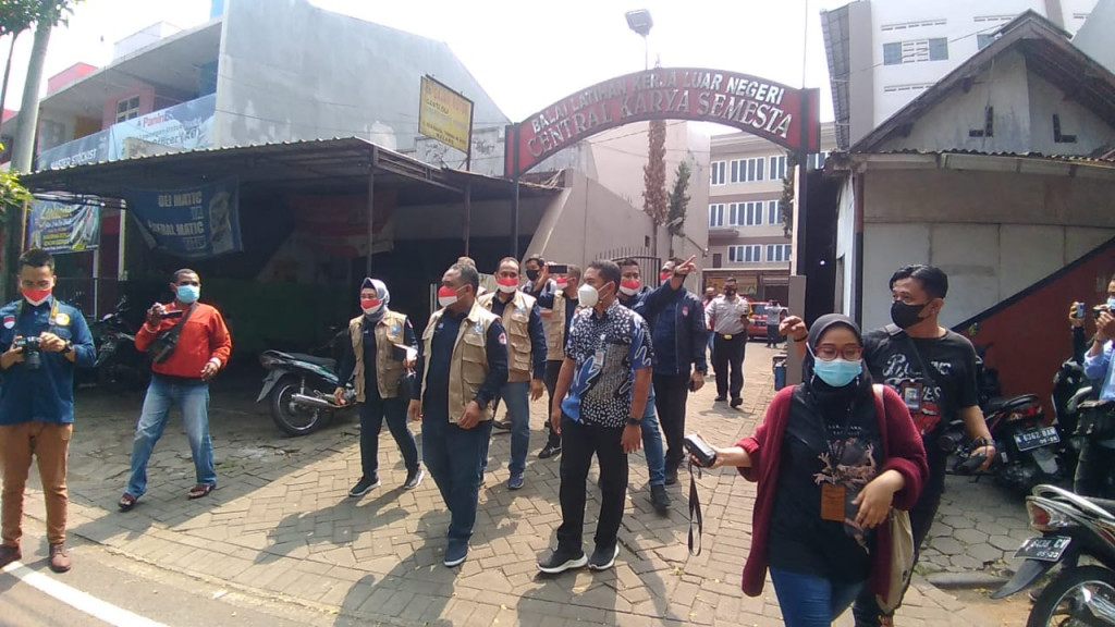 Badan Pelindungan Pekerja Migran Indonesia (BP2MI) sidak ke Balai Latihan Kerja Luar Negeri Central Karya Semesta (CKS). Medcom.id/Daviq Umar