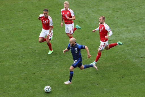 Kondisi Eriksen Stabil, Denmark dan Finlandia Sepakat Lanjutkan Laga