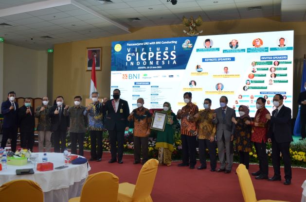 Raih Rekor Dunia, UNJ Sukses Gelar 6th Virtual ICPESS 2021