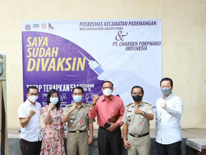 Bangkitkan Ekonomi Masyarakat, Charoen Pokphan Dukung Program Vaksinasi Pemerintah DKI Jakarta
