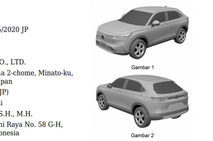 Honda Daftarkan Desain All New HR-V, Siap Masuk Indonesia?