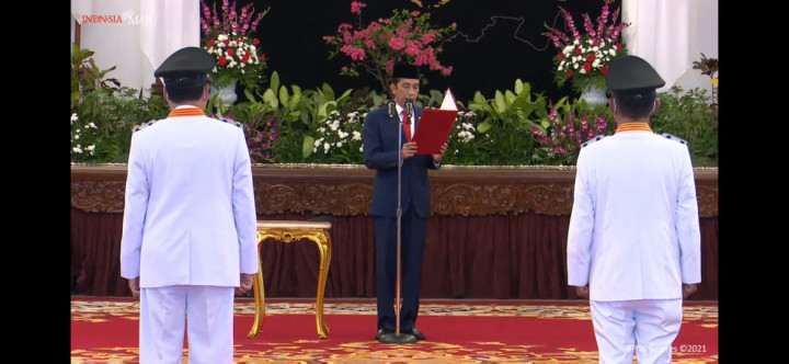 Jokowi Lantik Gubernur Sulawesi Tengah