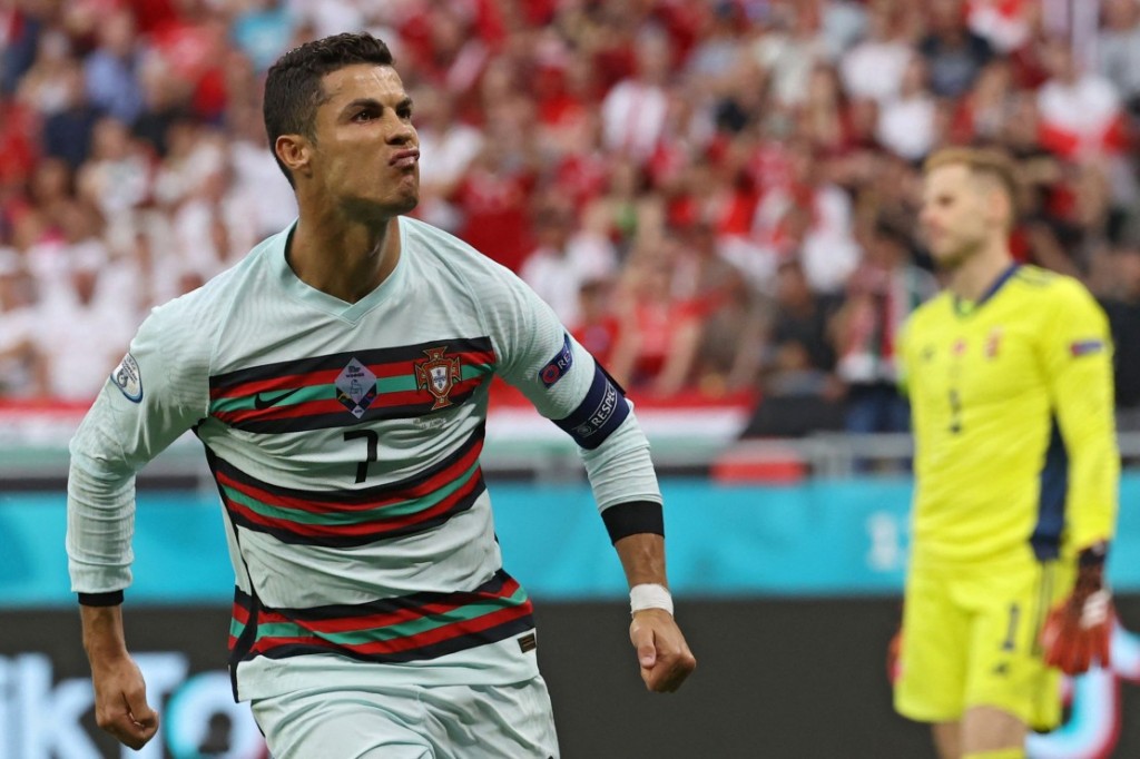 Penyerang Portugal, Cristiano Ronaldo. AFP