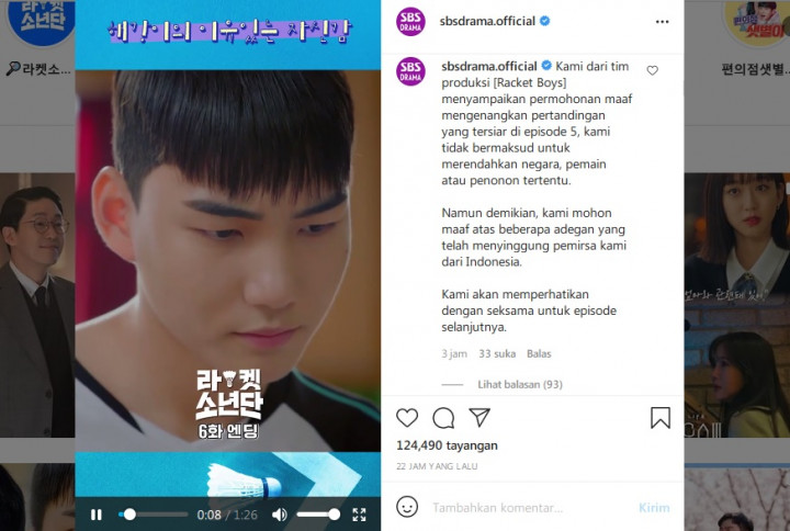 Drakor <i>Racket Boys</i> Dinilai Rusak Citra Indonesia, SBS Minta Maaf