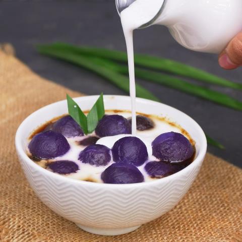 Cara Buat Biji Salak Ubi Ungu yang Lembut