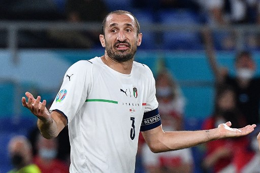 Italia Berpotensi Hadapi Wales Tanpa Chiellini