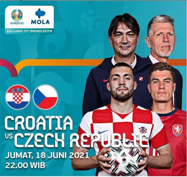 [LIVE EURO 2020] Ini Link Nonton Live Streaming Kroasia vs Ceko dan Cara Berlangganan
