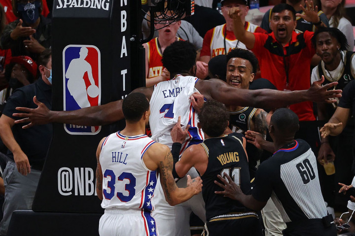 NBA: Sixers Paksa Hawks Mainkan Gim Ketujuh