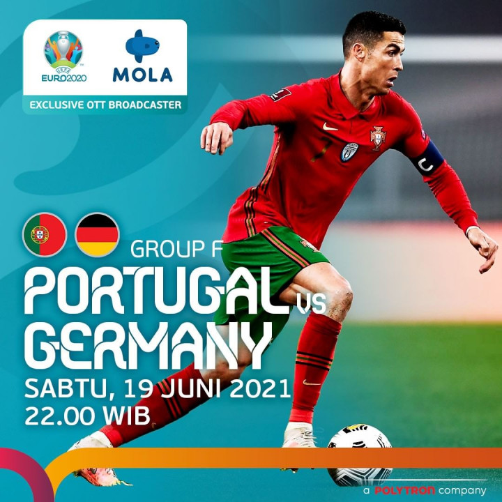 [LIVE EURO 2020] Ini Link Nonton Live Streaming Portugal vs Jerman dan Cara Berlangganan