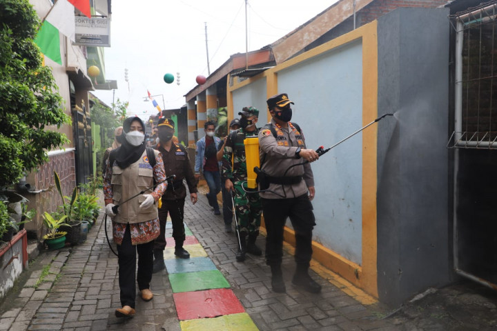 Kasus Covid-19 Melonjak Dalam Sepekan, Mojokerto Disinfeksi Semua Wilayah